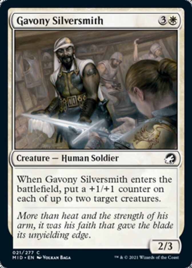 Gavony Silversmith [Innistrad: Midnight Hunt] | Gear Gaming Fayetteville