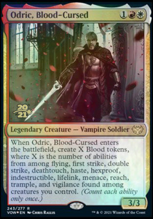 Odric, Blood-Cursed [Innistrad: Crimson Vow Prerelease Promos] | Gear Gaming Fayetteville