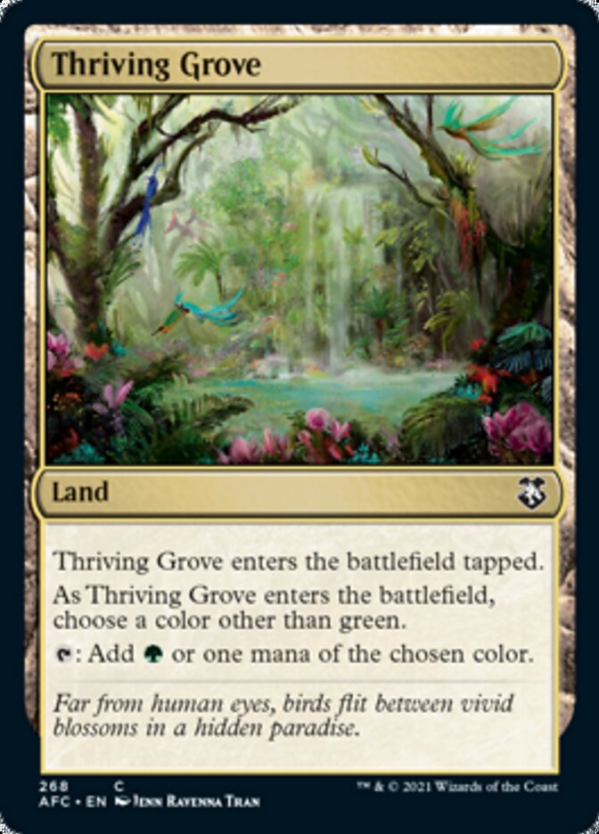 Thriving Grove [Dungeons & Dragons: Adventures in the Forgotten Realms Commander] | Gear Gaming Fayetteville