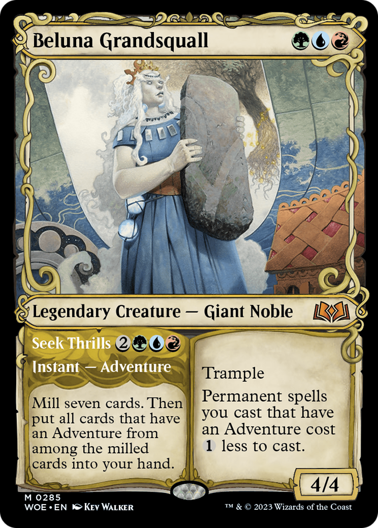 Beluna Grandsquall // Seek Thrills (Showcase) [Wilds of Eldraine] | Gear Gaming Fayetteville