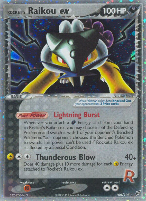 Rocket's Raikou ex (108/107) [EX: Deoxys] | Gear Gaming Fayetteville