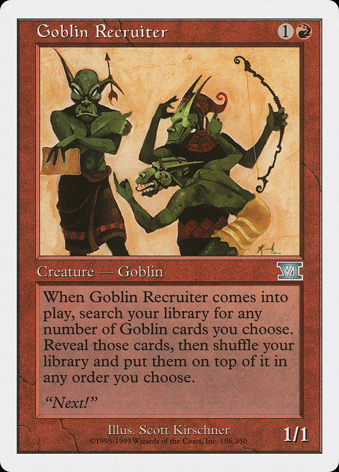 Goblin Recruiter [Classic Sixth Edition] | Gear Gaming Fayetteville