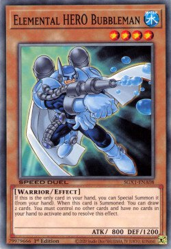 Elemental HERO Bubbleman [SGX1-ENA08] Common | Gear Gaming Fayetteville