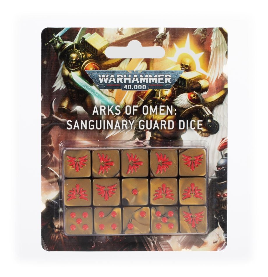 Arks of Omen:  Sanguinary Guard Dice | Gear Gaming Fayetteville