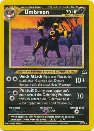 Umbreon (32/75) [Neo Discovery Unlimited] | Gear Gaming Fayetteville