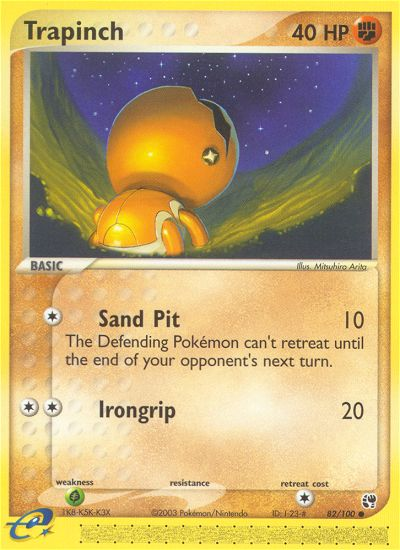 Trapinch (82/100) [EX: Sandstorm] | Gear Gaming Fayetteville