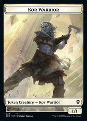 Kor Warrior // Treasure Double-Sided Token [Commander Legends: Battle for Baldur's Gate Tokens] | Gear Gaming Fayetteville