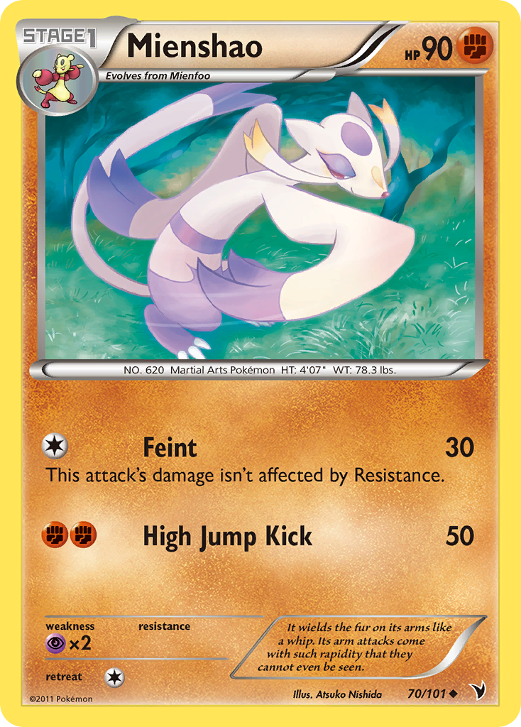 Mienshao (70/101) [Black & White: Noble Victories] | Gear Gaming Fayetteville