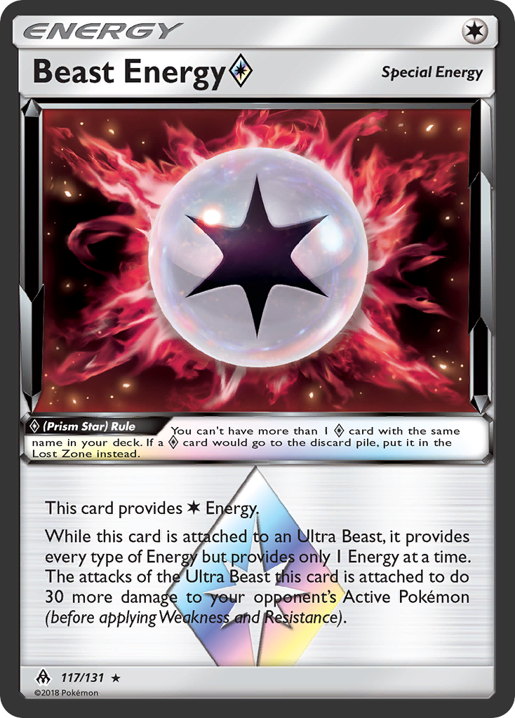 Beast Energy (117/131) (Prism Star) [Sun & Moon: Forbidden Light] | Gear Gaming Fayetteville