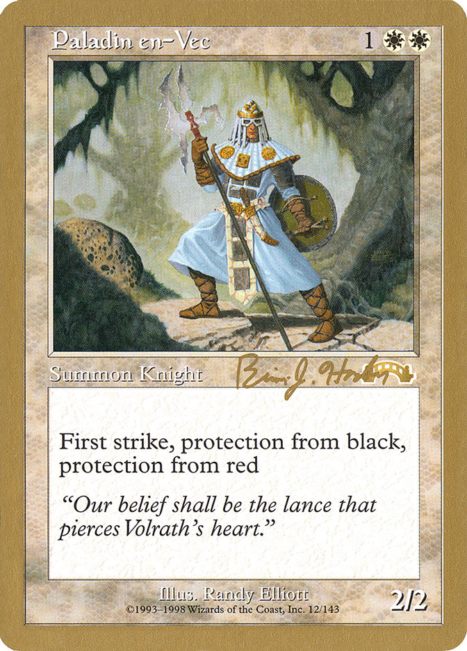Paladin en-Vec (Brian Hacker) [World Championship Decks 1998] | Gear Gaming Fayetteville