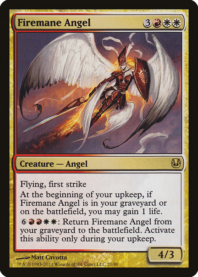 Firemane Angel [Duel Decks: Ajani vs. Nicol Bolas] | Gear Gaming Fayetteville