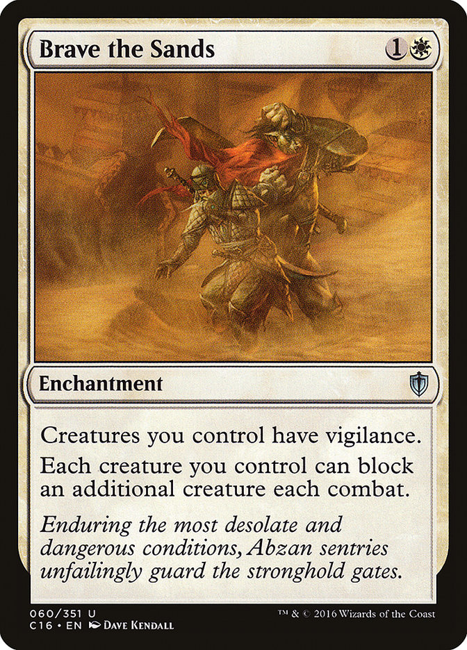 Brave the Sands [Commander 2016] | Gear Gaming Fayetteville