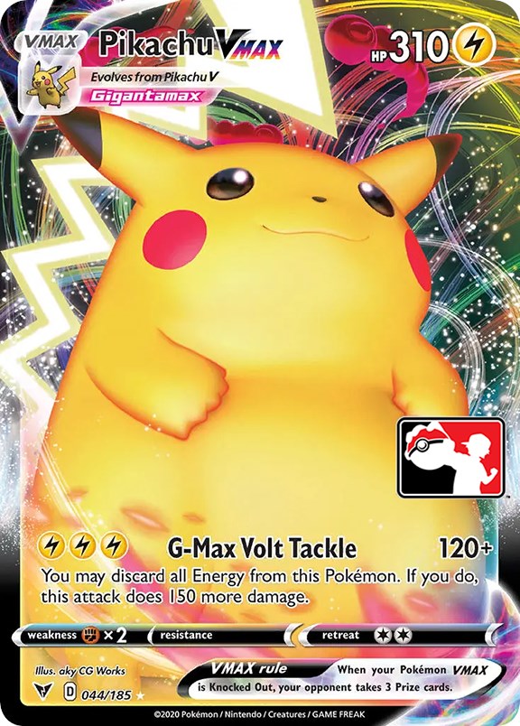 Pikachu VMAX (044/185) [Prize Pack Series One] | Gear Gaming Fayetteville