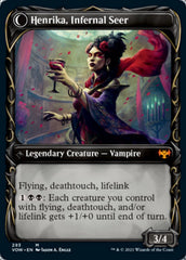 Henrika Domnathi // Henrika, Infernal Seer (Showcase Fang Frame) [Innistrad: Crimson Vow] | Gear Gaming Fayetteville