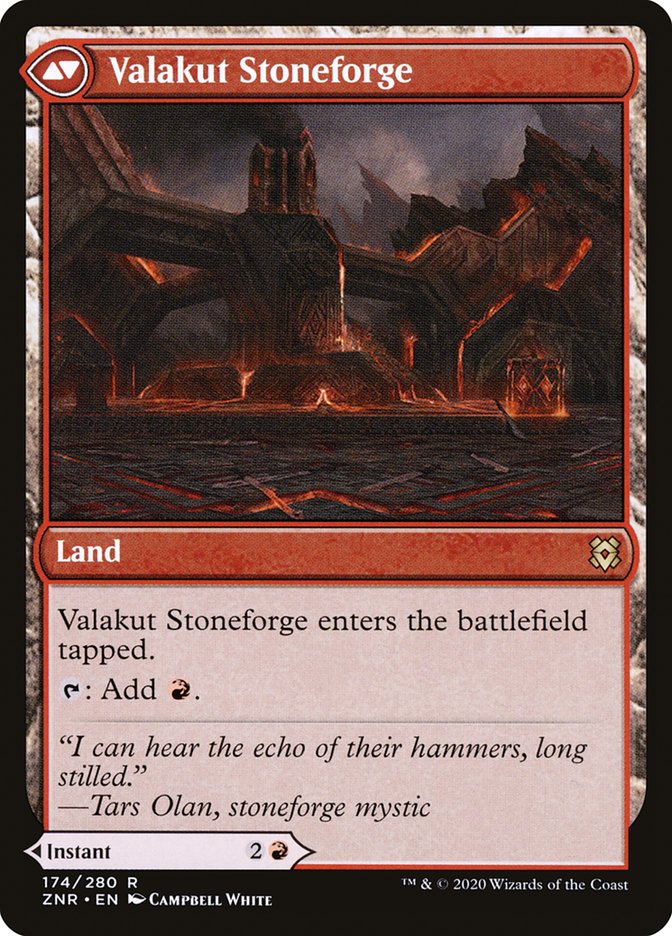 Valakut Awakening // Valakut Stoneforge [Zendikar Rising] | Gear Gaming Fayetteville