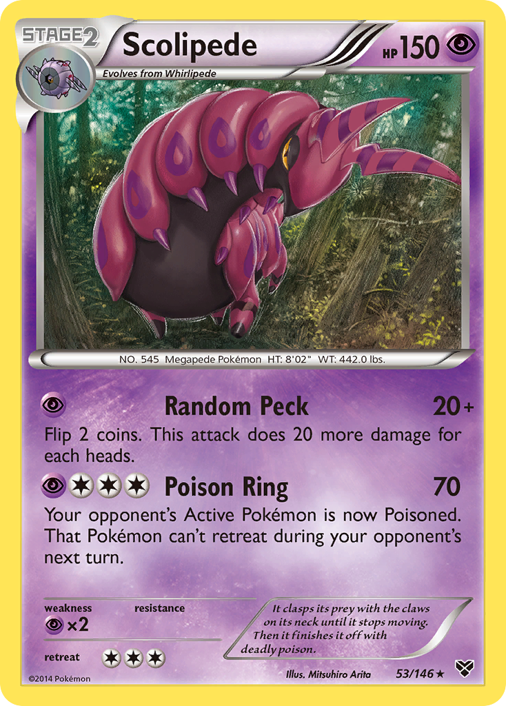 Scolipede (53/146) [XY: Base Set] | Gear Gaming Fayetteville