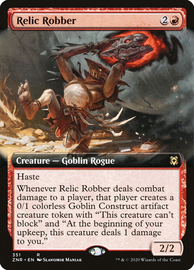 Relic Robber (Extended Art) [Zendikar Rising] | Gear Gaming Fayetteville