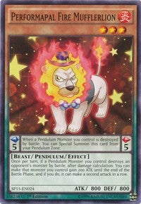 Performapal Fire Mufflerlion [Star Pack ARC-V] [SP15-EN024] | Gear Gaming Fayetteville