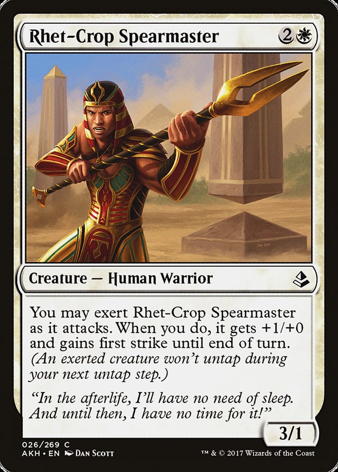 Rhet-Crop Spearmaster [Amonkhet] | Gear Gaming Fayetteville