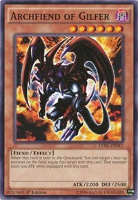 Archfiend of Gilfer [Duelist Pack: Battle City] [DPBC-EN011] | Gear Gaming Fayetteville