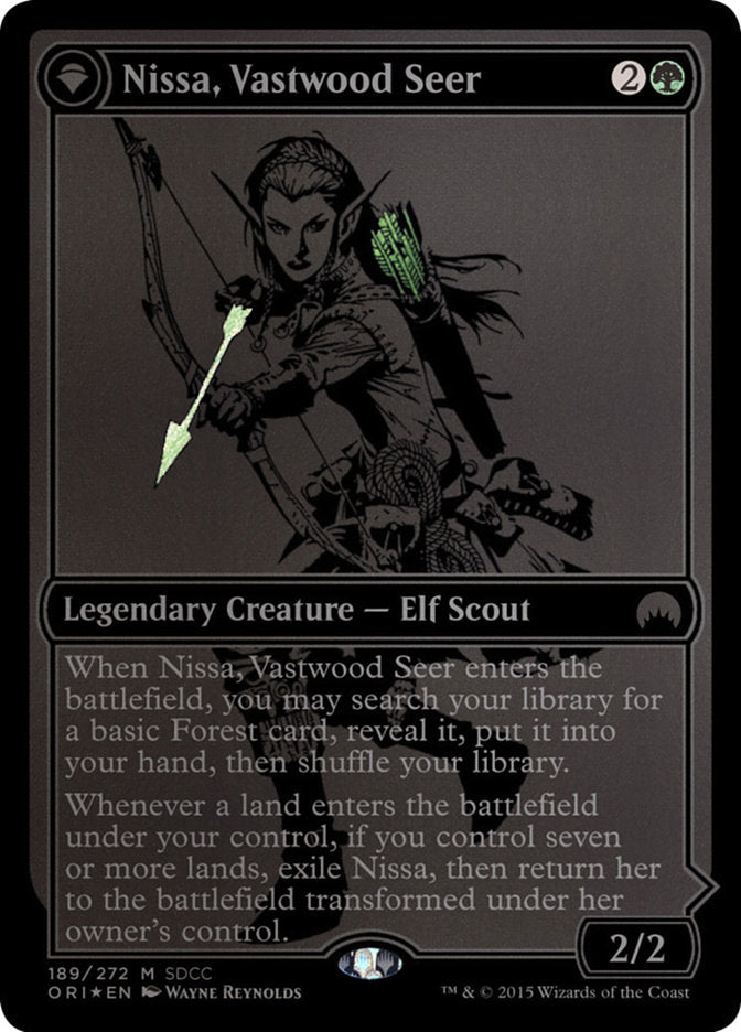 Nissa, Vastwood Seer // Nissa, Sage Animist [San Diego Comic-Con 2015] | Gear Gaming Fayetteville