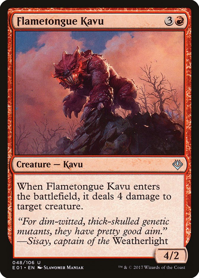 Flametongue Kavu [Archenemy: Nicol Bolas] | Gear Gaming Fayetteville