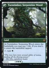 Turntimber Symbiosis // Turntimber, Serpentine Wood [Zendikar Rising Prerelease Promos] | Gear Gaming Fayetteville
