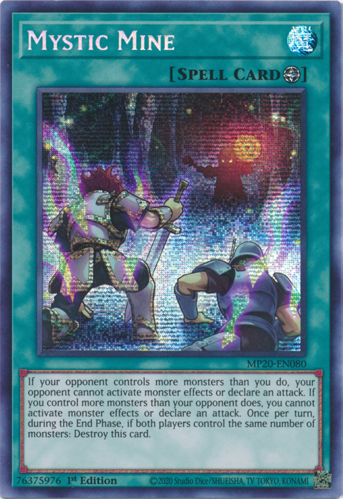 Mystic Mine [MP20-EN080] Prismatic Secret Rare | Gear Gaming Fayetteville