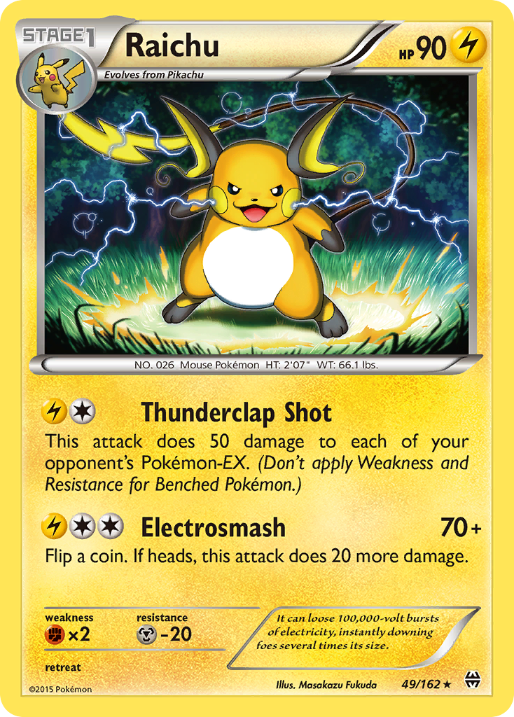 Raichu (49/162) [XY: BREAKthrough] | Gear Gaming Fayetteville