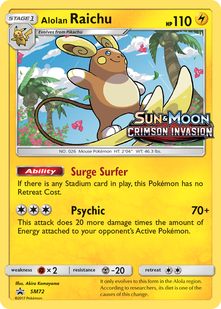 Alolan Raichu (SM72) (Prerelease Promo) [Sun & Moon: Black Star Promos] | Gear Gaming Fayetteville