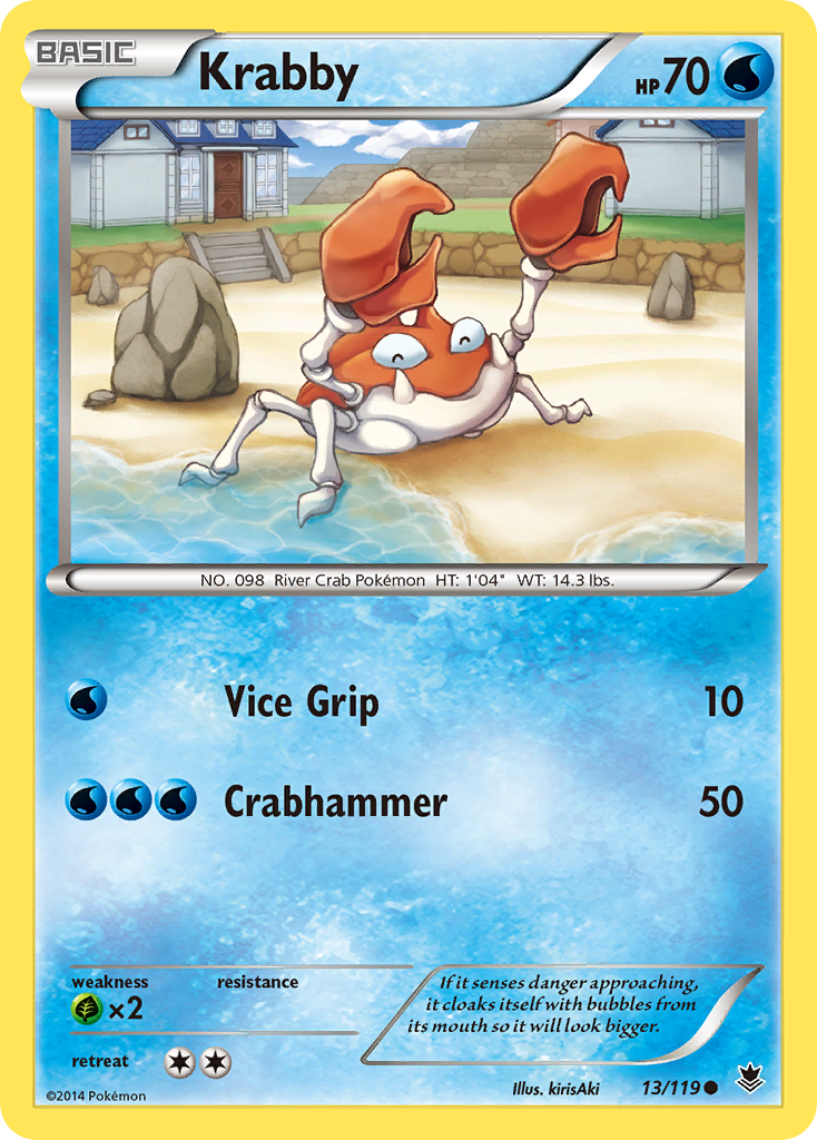 Krabby (13/119) [XY: Phantom Forces] | Gear Gaming Fayetteville