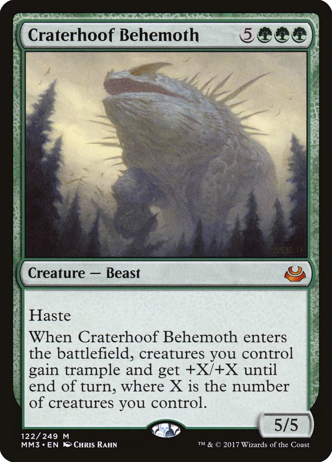 Craterhoof Behemoth [Modern Masters 2017] | Gear Gaming Fayetteville