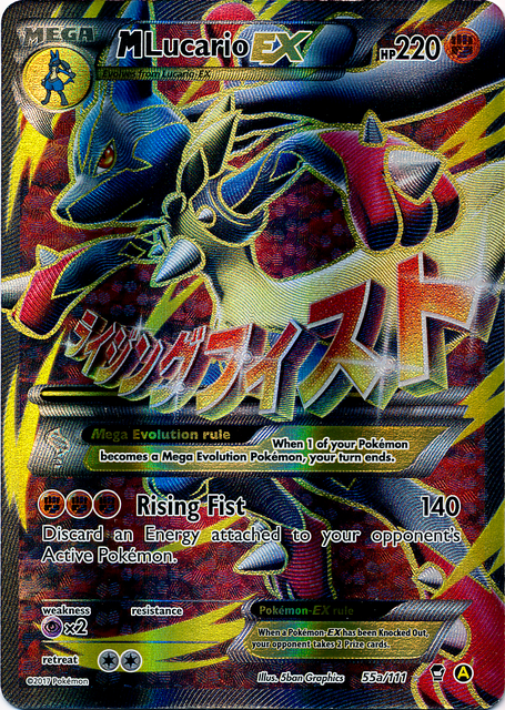 M Lucario EX (55a/124) (Alternate Art Promo) [XY: Furious Fists] | Gear Gaming Fayetteville