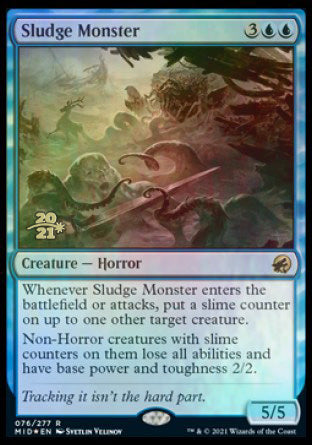 Sludge Monster [Innistrad: Midnight Hunt Prerelease Promos] | Gear Gaming Fayetteville