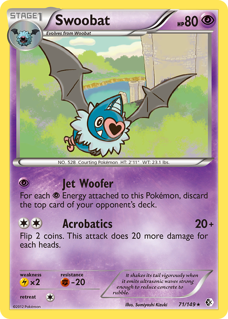 Swoobat (71/149) [Black & White: Boundaries Crossed] | Gear Gaming Fayetteville