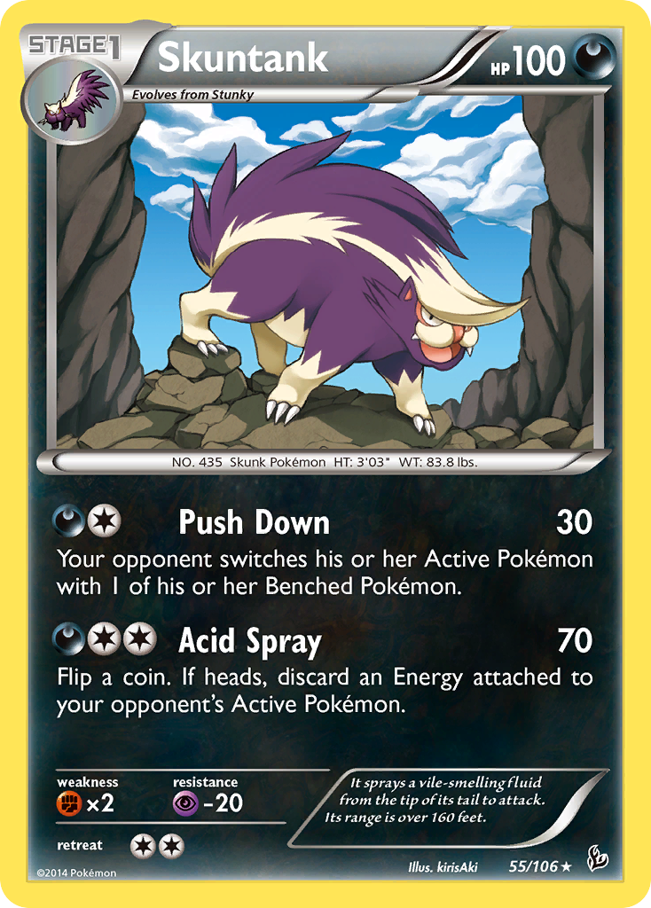 Skuntank (55/106) [XY: Flashfire] | Gear Gaming Fayetteville