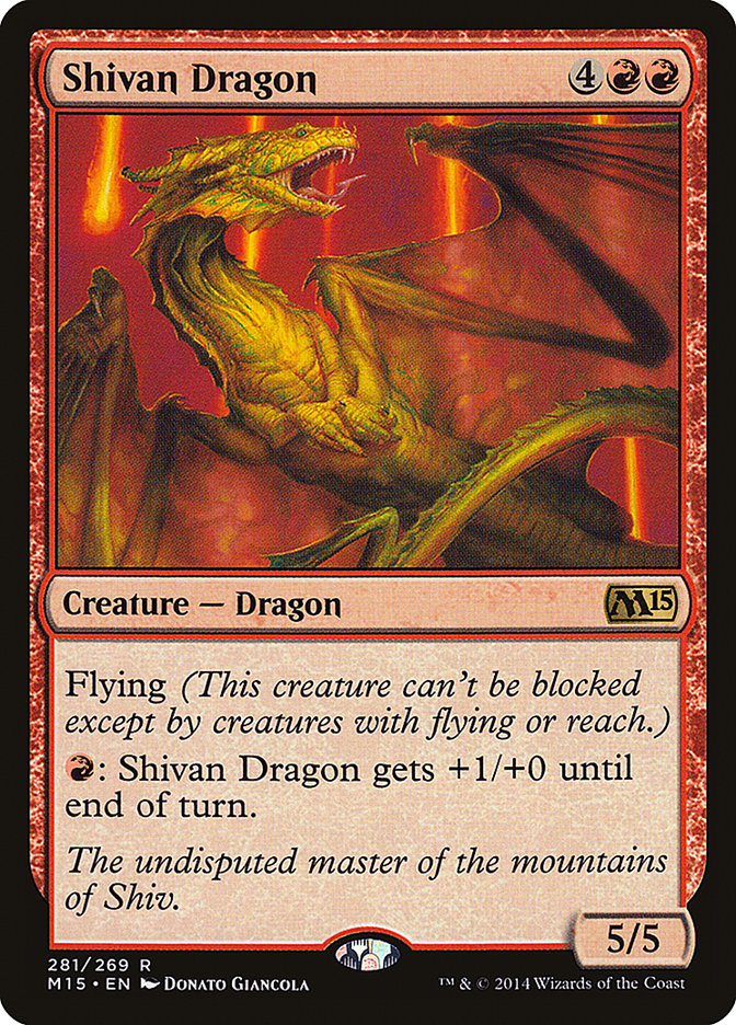 Shivan Dragon [Magic 2015] | Gear Gaming Fayetteville