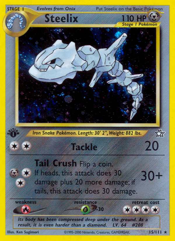 Steelix (15/111) [Neo Genesis 1st Edition] | Gear Gaming Fayetteville