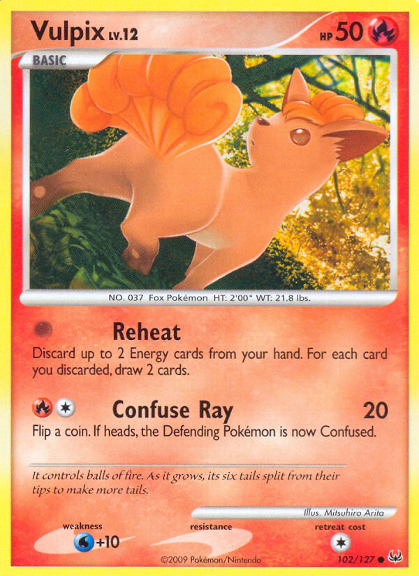 Vulpix (102/127) [Platinum: Base Set] | Gear Gaming Fayetteville