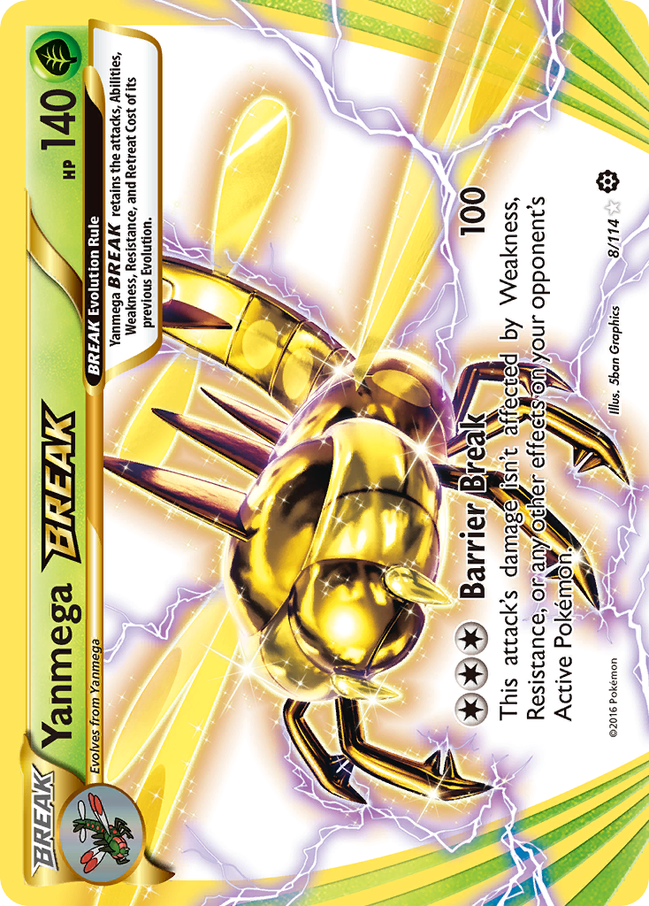 Yanmega BREAK (8/114) [XY: Steam Siege] | Gear Gaming Fayetteville