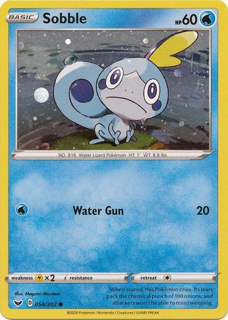 Sobble (054/202) (Cosmos Holo) [Sword & Shield: Base Set] | Gear Gaming Fayetteville