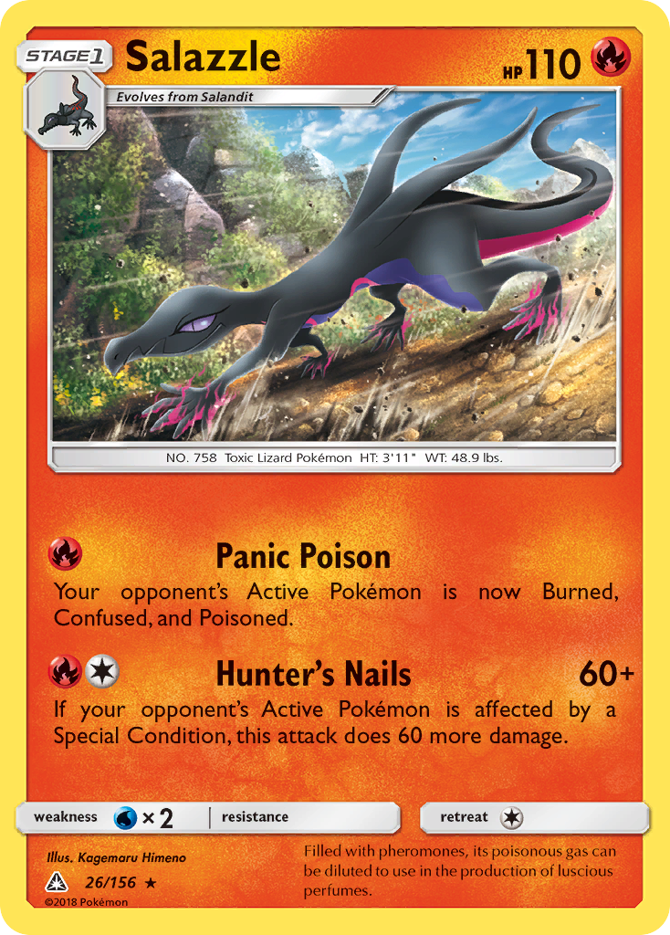 Salazzle (26/156) [Sun & Moon: Ultra Prism] | Gear Gaming Fayetteville