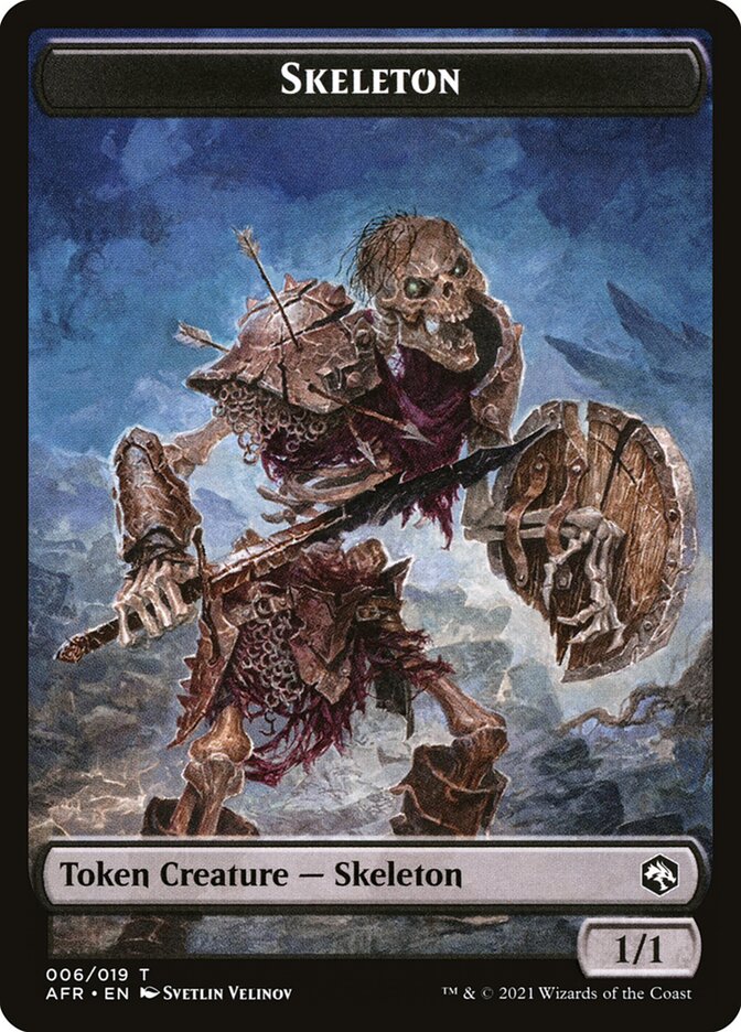 Illusion // Skeleton Double-Sided Token [Dungeons & Dragons: Adventures in the Forgotten Realms Commander Tokens] | Gear Gaming Fayetteville