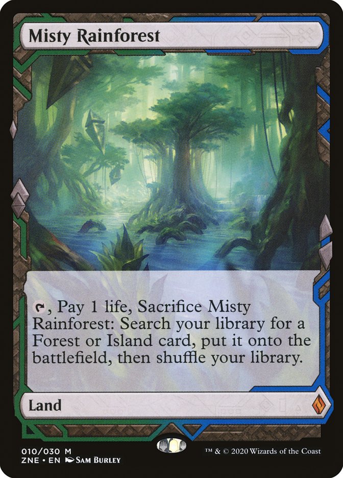 Misty Rainforest (Expeditions) [Zendikar Rising Expeditions] | Gear Gaming Fayetteville