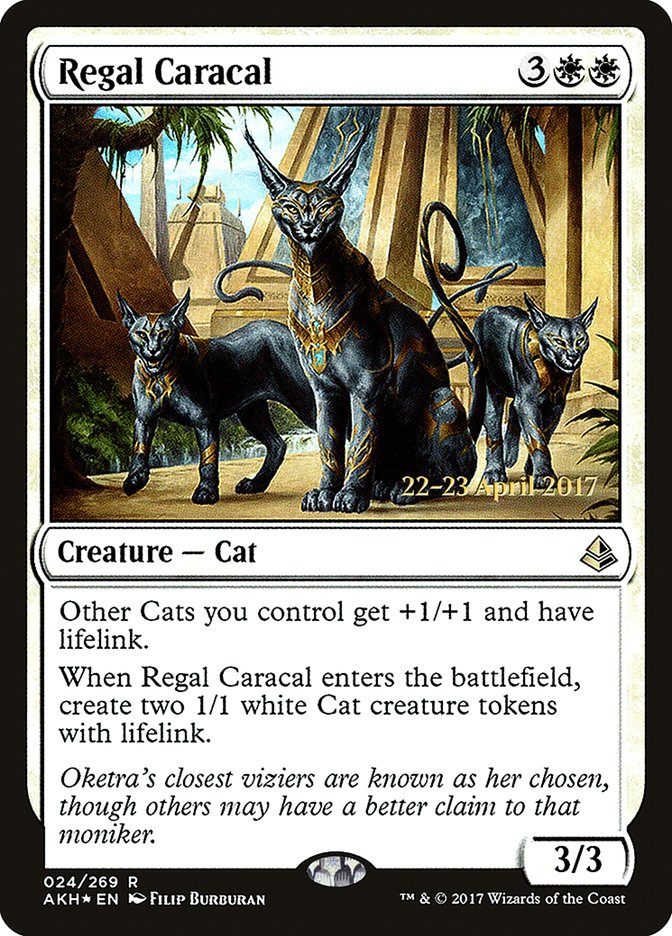 Regal Caracal [Amonkhet Prerelease Promos] | Gear Gaming Fayetteville