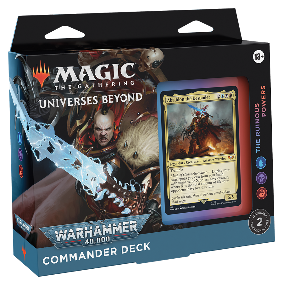 Universes Beyond: Warhammer 40,000 - Commander Deck (The Ruinous Powers) | Gear Gaming Fayetteville