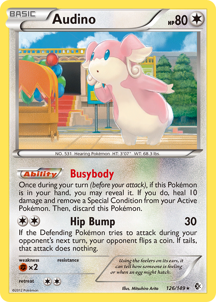 Audino (126/149) [Black & White: Boundaries Crossed] | Gear Gaming Fayetteville