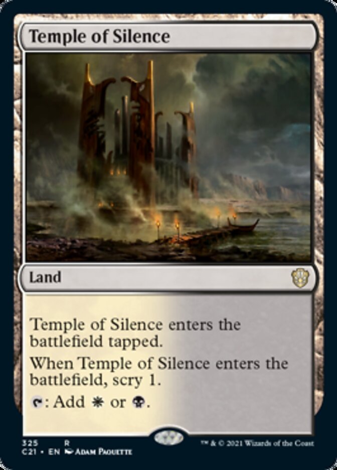 Temple of Silence [Commander 2021] | Gear Gaming Fayetteville