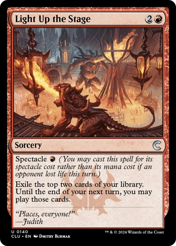 Light Up the Stage [Ravnica: Clue Edition] | Gear Gaming Fayetteville