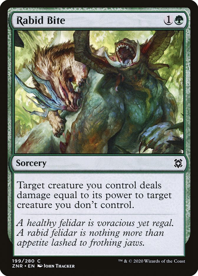 Rabid Bite [Zendikar Rising] | Gear Gaming Fayetteville